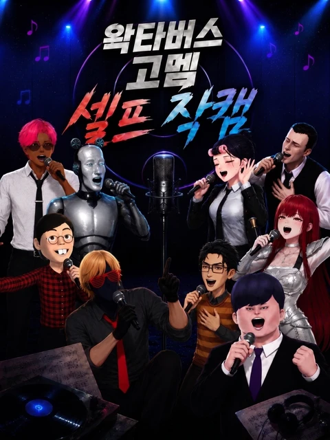 왁타버스 고정멤버 셀프 작곡캠프 펀딩 포스터